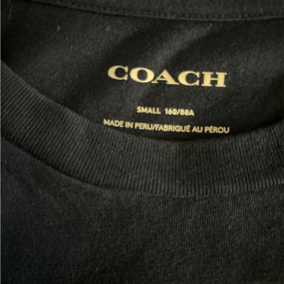 Authentic. COACH navy blue shirt - Picture 3 of 7